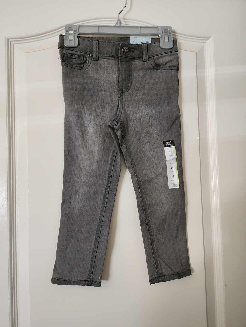 Boys Black Denim Skinny Jeans